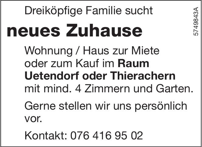 Wohnung / Haus zur Miete oder zum Kauf, zu mieten gesucht