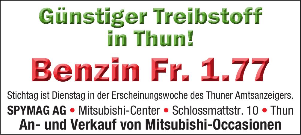 SPYMAG AG, Thun - Günstiger Treibstoff in Thun!