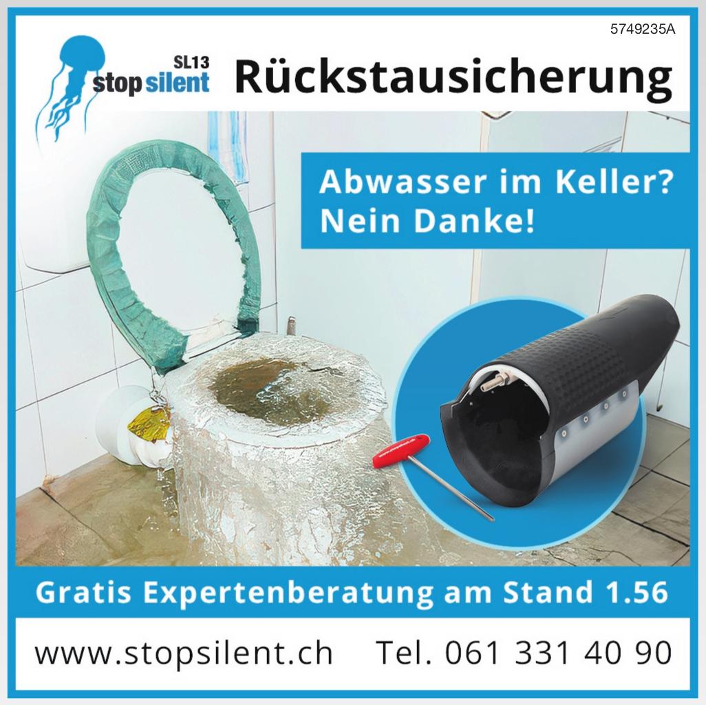 stopsilent, Abwasser im Keller? Nein Danke!