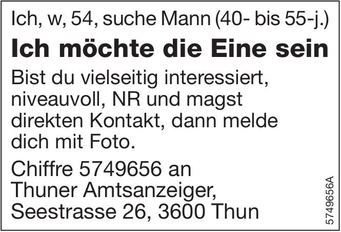 Thun - Ich, w,  54,  suche Mann (40- bis 55-j.)