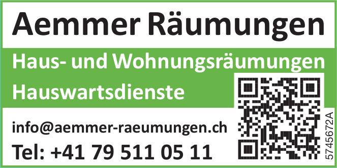 Aemmer Räumungen, Haus- und Wohnungsräumungen