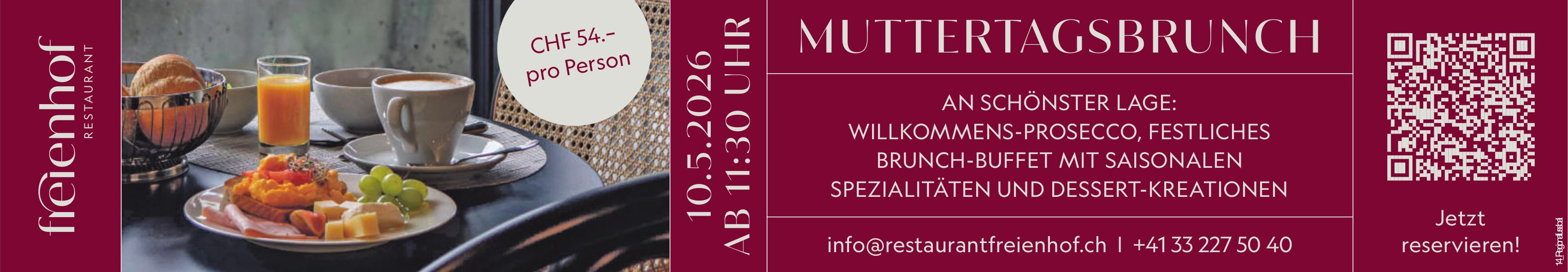 Muttertagsbrunch, 10. Mai