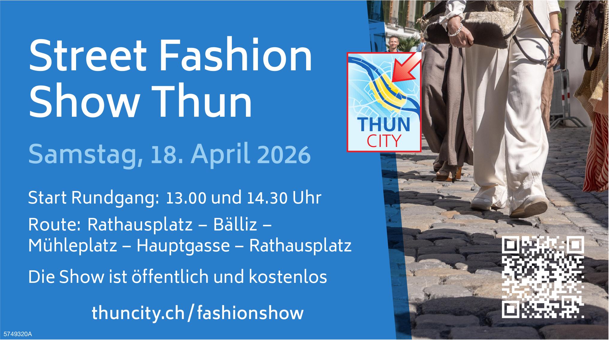 Street Fashion Show Thun, 18. April