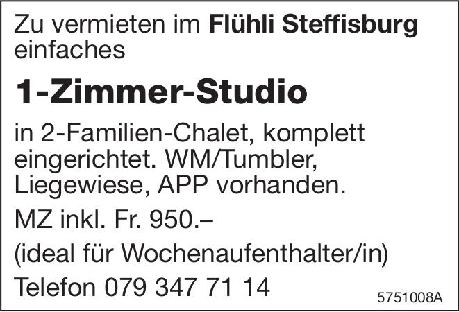 1-Zimmer-Studio, Studio Zimmer-Wohnung, Flühli Steffisburg, zu vermieten
