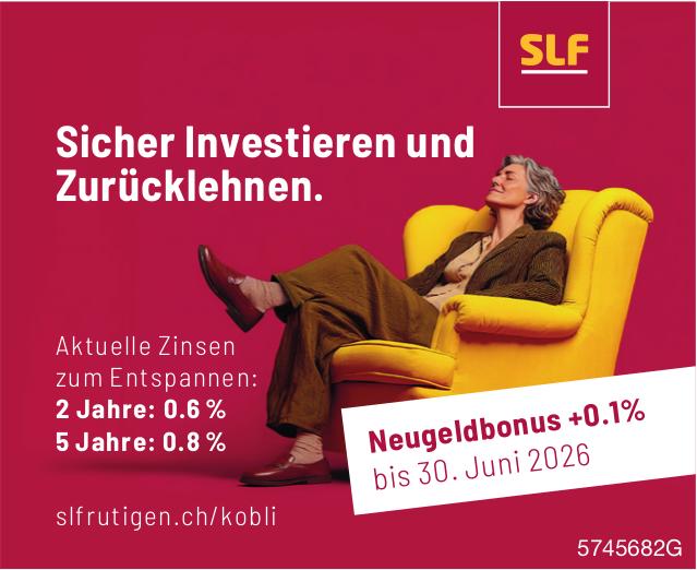 SLF, Sicher Investieren und Zurücklehnen.