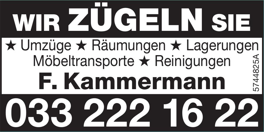 F. Kammermann, WIR ZÜGELN SIE