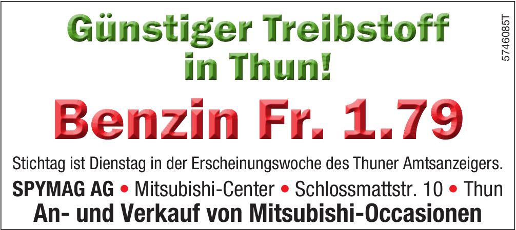 SPYMAG AG, Thun - Günstiger Treibstoff in Thun!