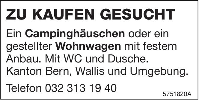 Campinghäuschen, zu kaufen gesucht