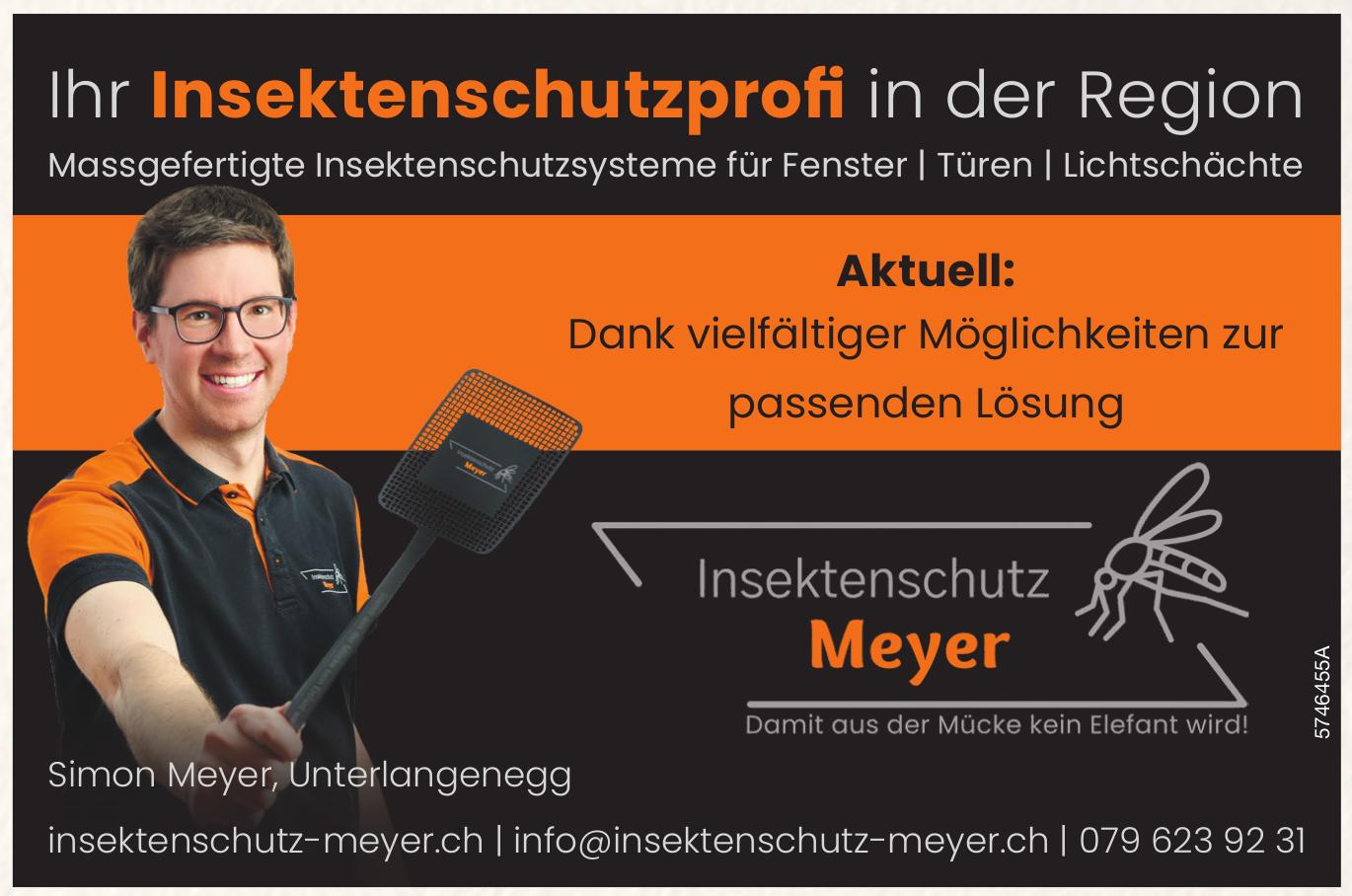 Insektenschutz Meyer, Aktuell: Dank vielfältiger Möglichkeiten zur passenden Lösung