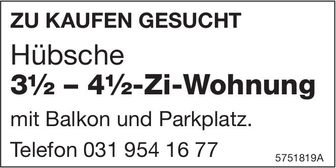 3½ – 4½-Zi-Wohnung, zu kaufen gesucht