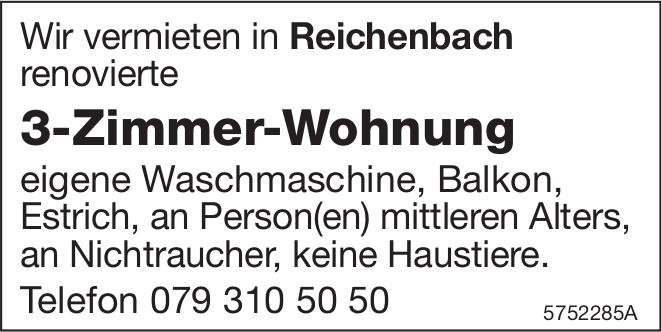 3-Zimmer-Wohnung, Reichenbach, zu vermieten