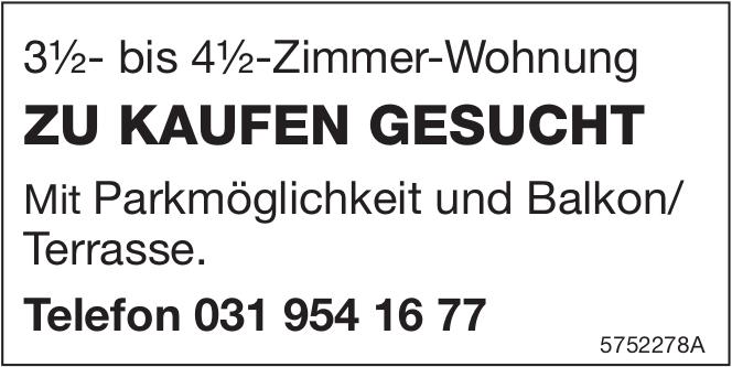 Mit Parkmöglichkeit und Balkon/ Terrasse., 3½-Zimmer-Wohnung, zu kaufen gesucht