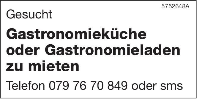 Gastronomieküche oder Gastronomieladen, zu mieten gesucht