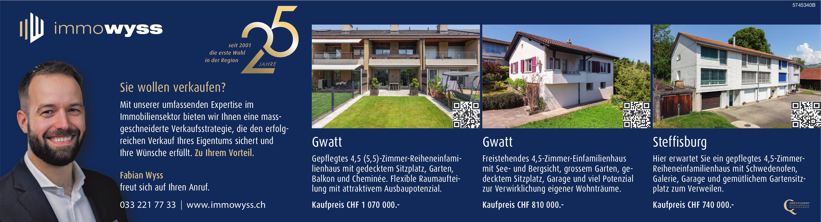 Reihenfamilienhaus, 4½ Zimmer-Wohnung, Gwatt, zu verkaufen