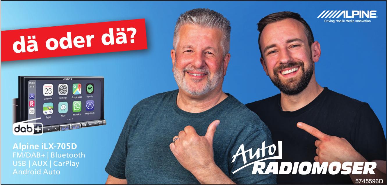 Auto Radiomoser, dä oder dä?