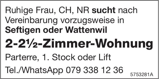 2–2½-Zimmer-Wohnung, Seftigen, zu mieten gesucht