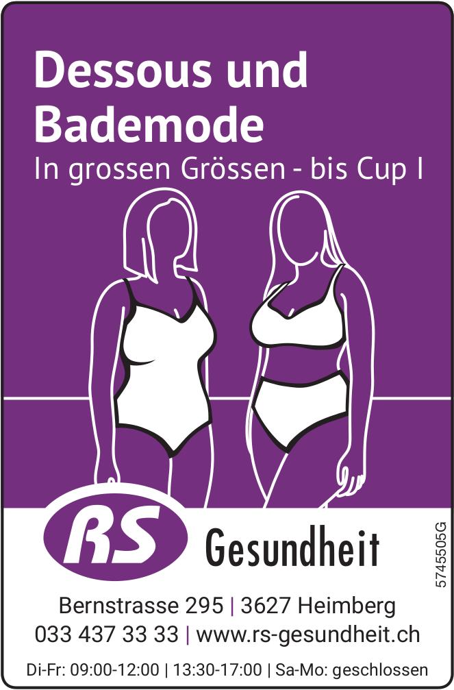 RS Gesundheit, Heimberg - Dessous und Bademode