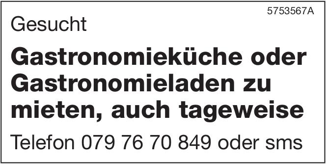 Gastronomieküche oder Gastronomieladen zu mieten, auch tageweise, zu mieten gesucht