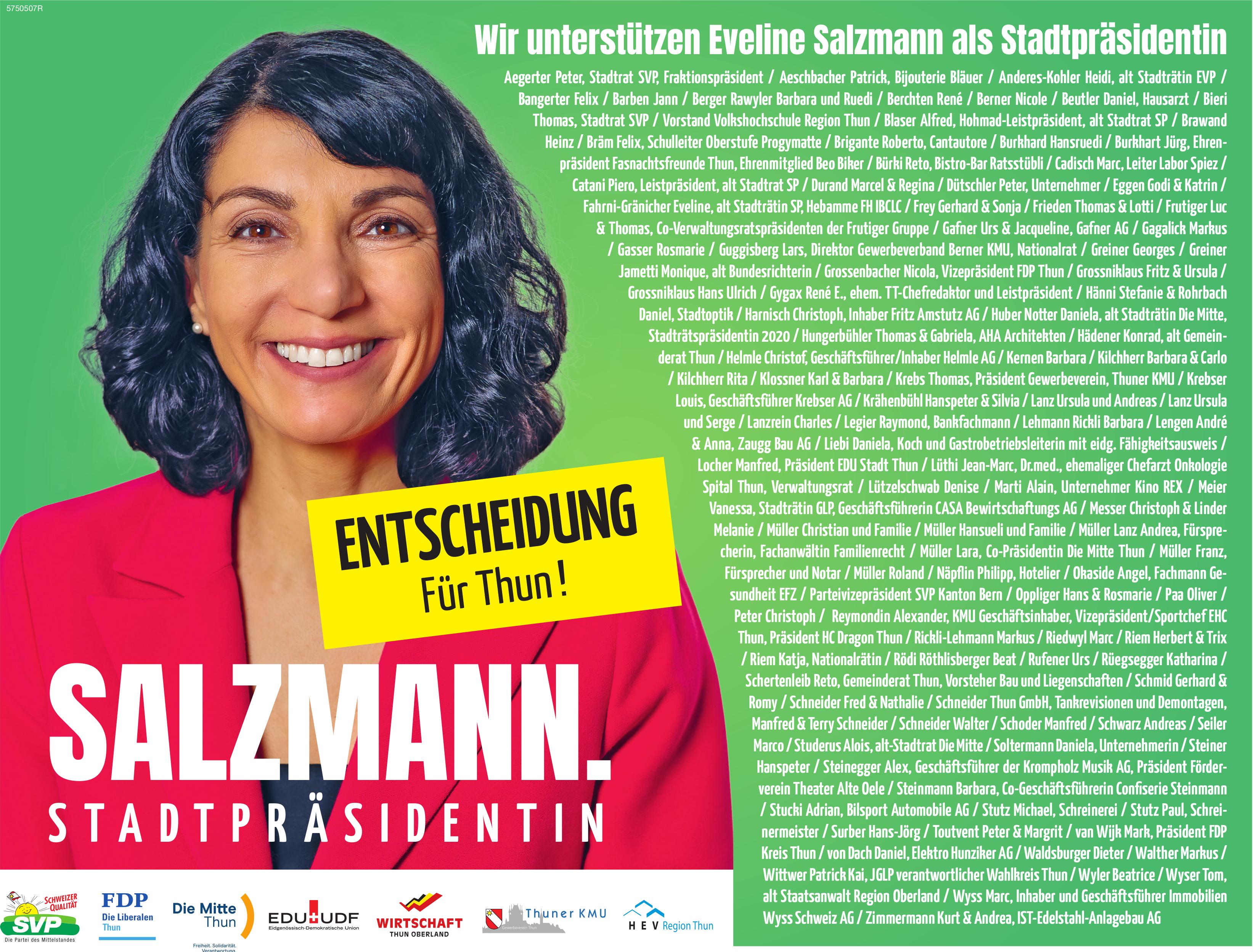 SALZMANN. STADTPRÄSIDENTIN