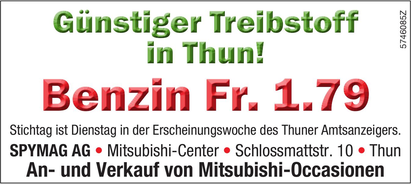 SPYMAG AG, Thun - Günstiger Treibstoff in Thun!