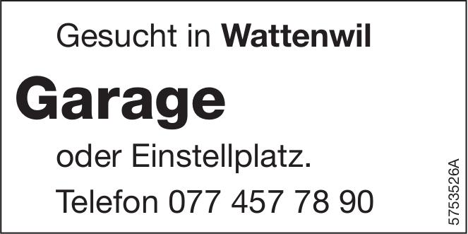 Gesucht in Wattenwil