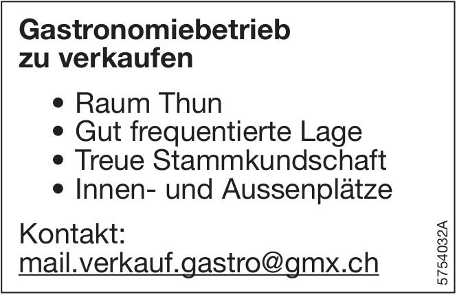 Gastronomiebetrieb zu verkaufen, Thun, zu verkaufen
