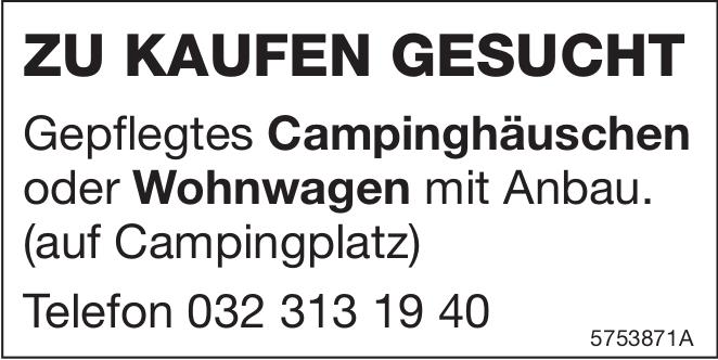Gepflegtes Campinghäuschen, zu kaufen gesucht