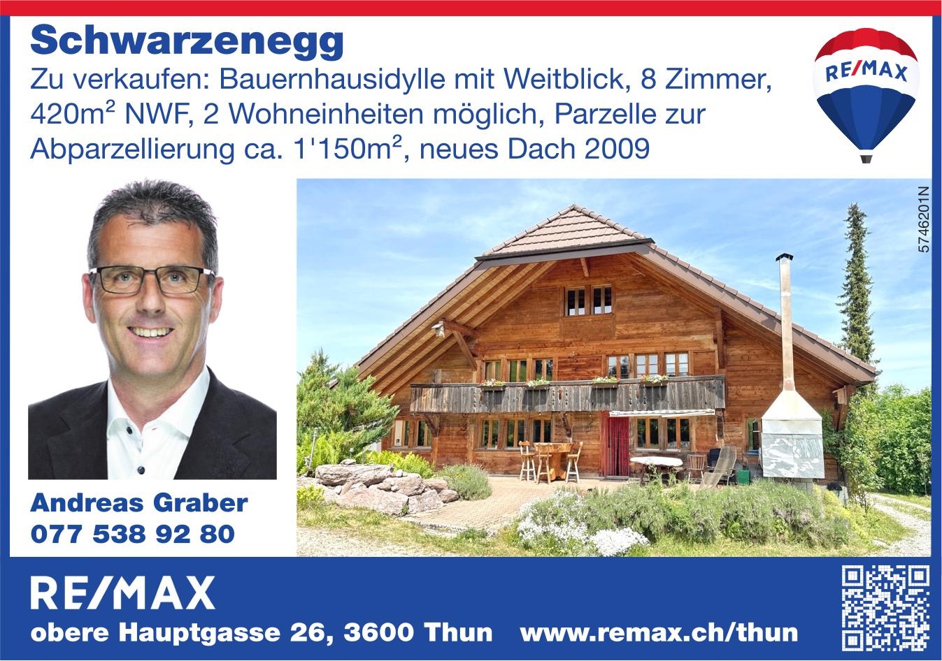 Bauernhausidylle mit Weitblick, 8 Zimmer, 420m² NWF, 2 Wohneinheiten möglich, Thun, zu verkaufen