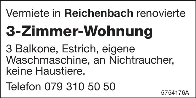 3-Zimmer-Wohnung, Reichenbach, zu vermieten