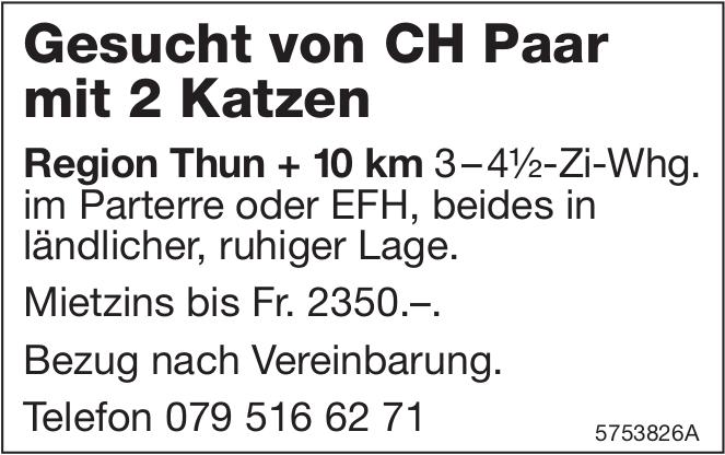 3-4 1/2-Zi-Whg, Thun, zu mieten gesucht