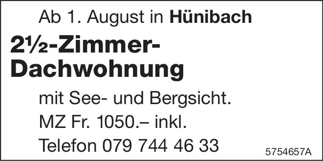 2½-Zimmer-Dachwohnung, Hünibach, zu vermieten