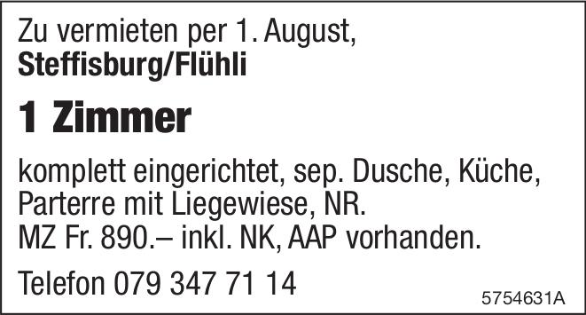 1 Zimmer, Steffisburg/Flühli, zu vermieten