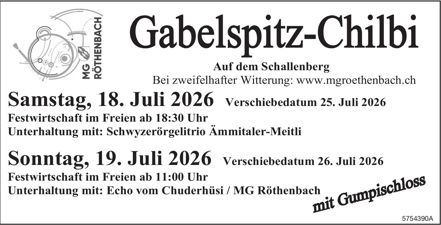Gabelspitz-Chilbi, 18. - 19. Juli