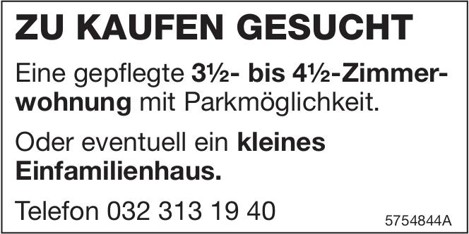 3½- bis 4½-Zimmerwohnung, zu kaufen gesucht