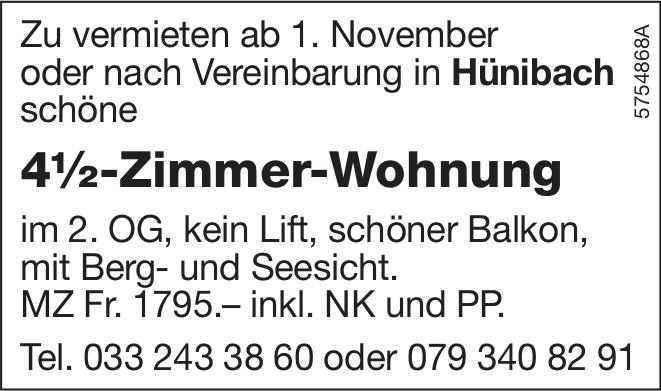 4½-Zimmer-Wohnung, Hünibach, zu vermieten