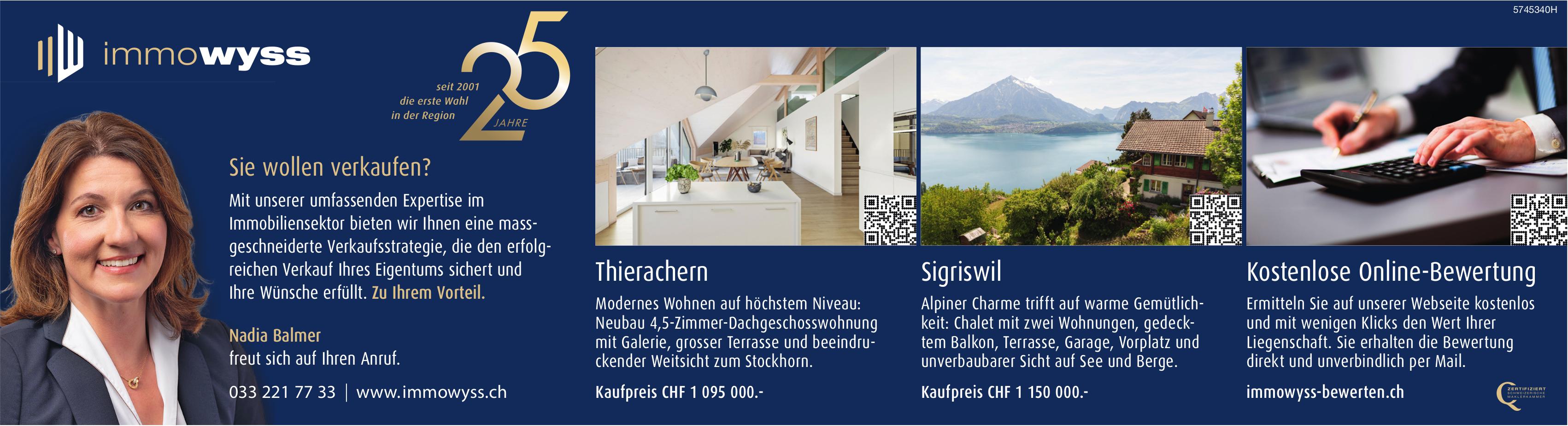 Neubau 4, 5-Zimmer-Dachgeschosswohnung, Thierachern, zu verkaufen