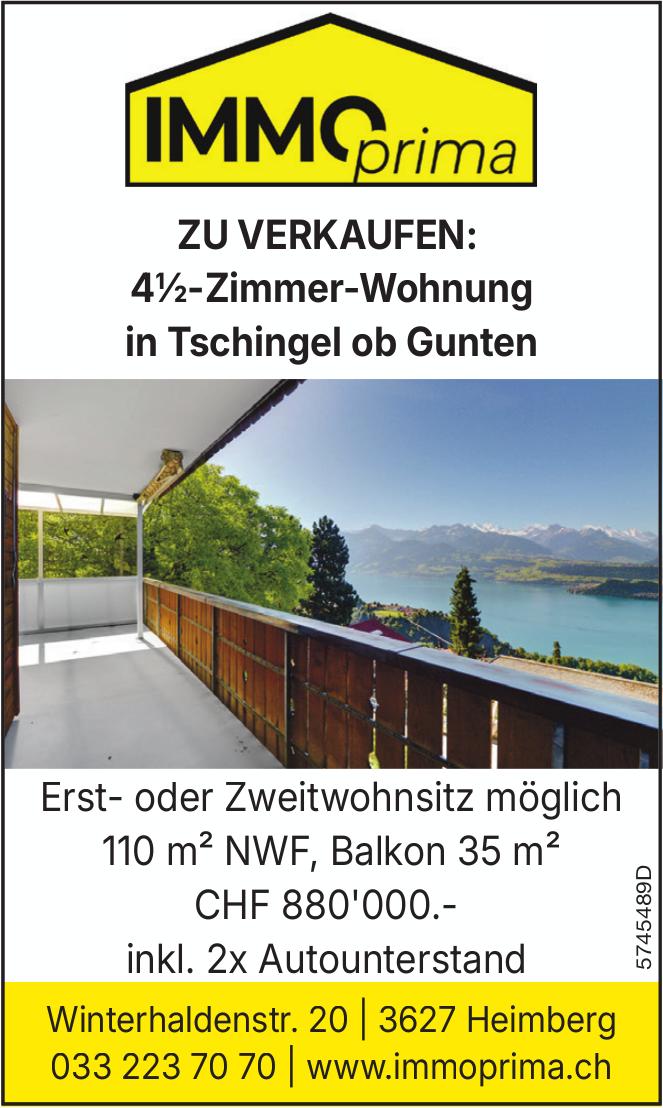 4½-Zimmer-Wohnung, Heimberg, zu verkaufen