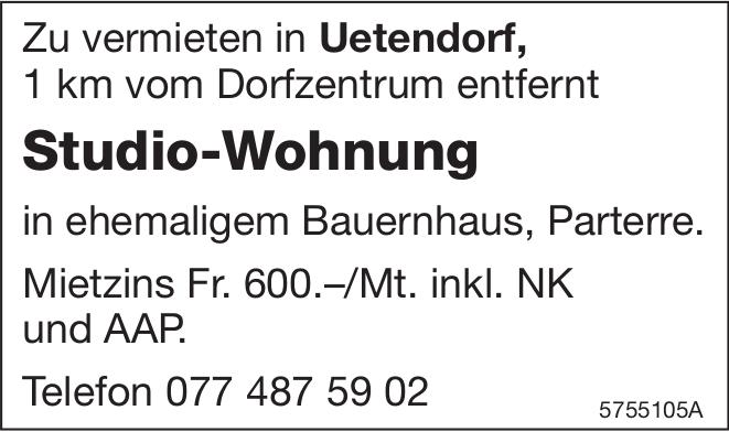 Studio-Wohnung, Uetendorf, zu vermieten