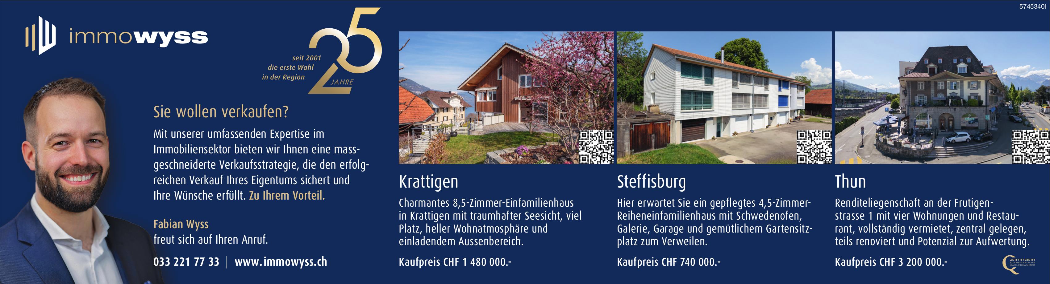 Charmantes 5,5-Zimmer-Einfamilienhaus in Krattigen, zu verkaufen
