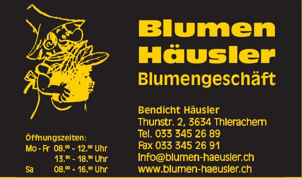 Blumen Häusler, Thierachern - Blumengeschäft