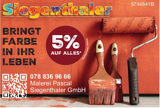 Siegenthaler GmbH, Bringt Farbe in Ihr Leben