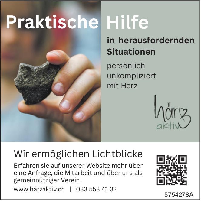 härz aktiv, Praktische Hilfe