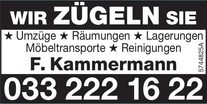 F. Kammermann, WIR ZÜGELN SIE
