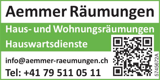 Aemmer Räumungen, Haus- und Wohnungsräumungen