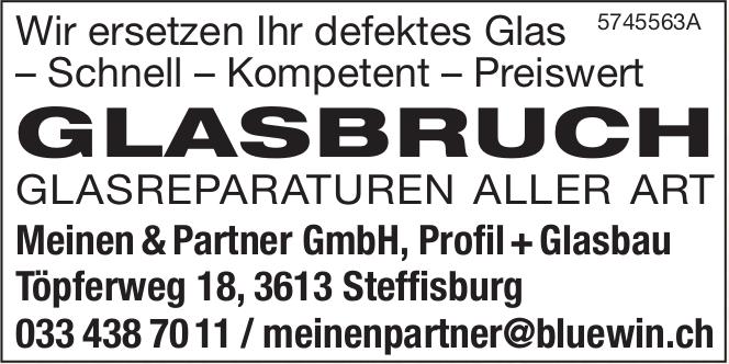 Meinen & Partner GmbH, Steffisburg - Wir ersetzen Ihr defektes Glas