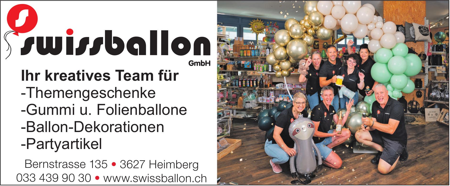 Swissballon GmbH, Heimberg - Ihr kreatives Team für...