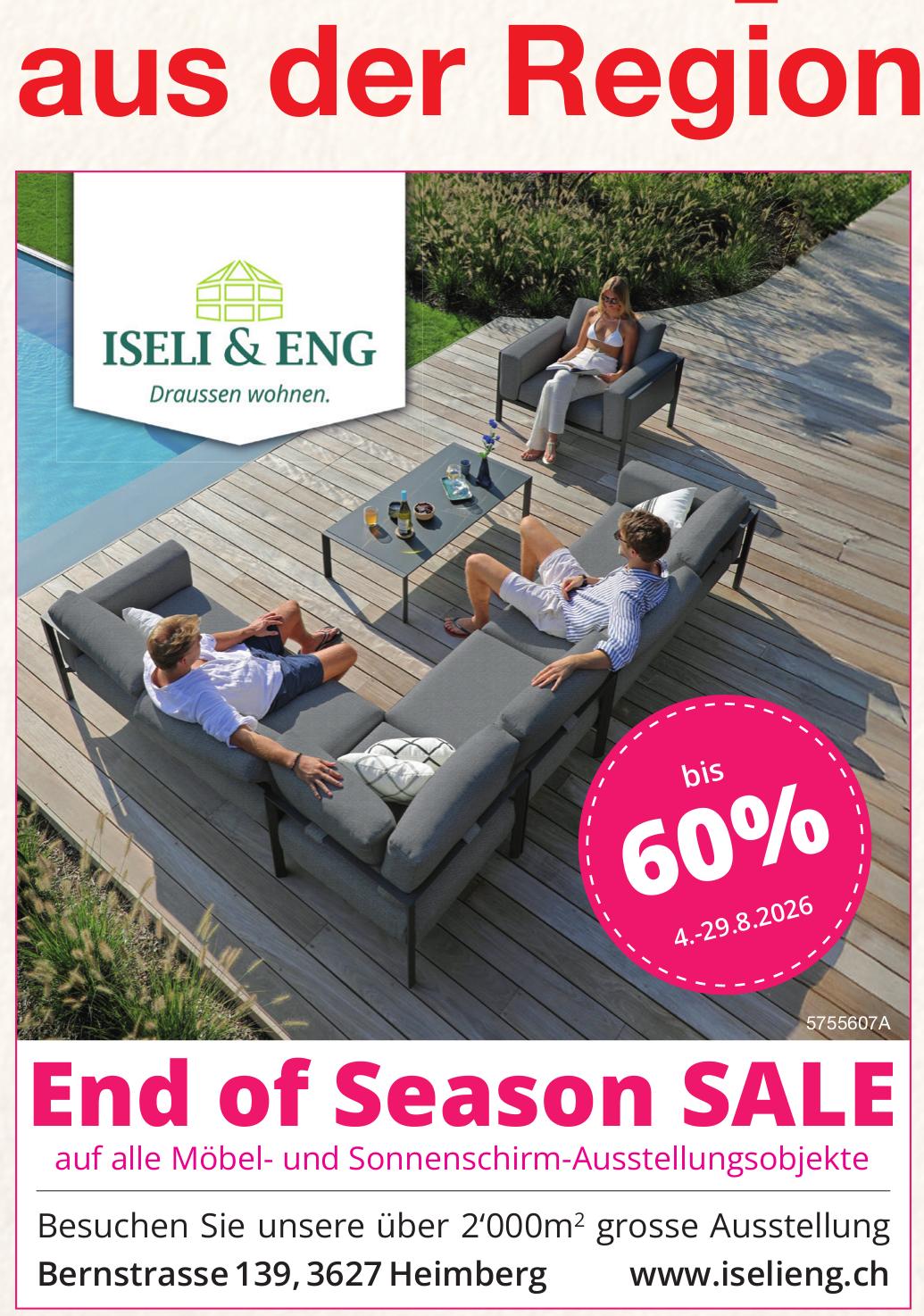 ISELI & ENG, Heimberg - End of Season SALE