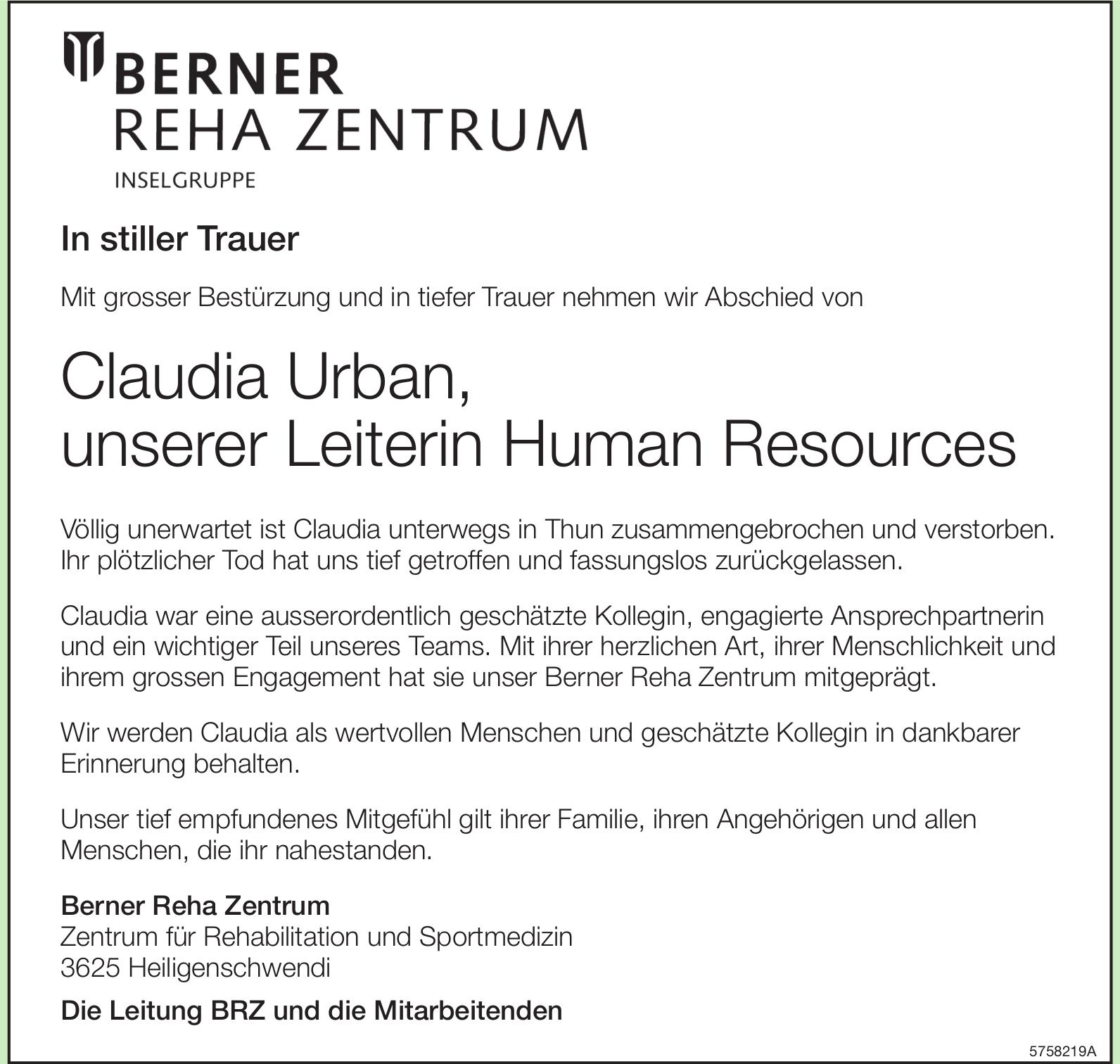 Urban Claudia / TA