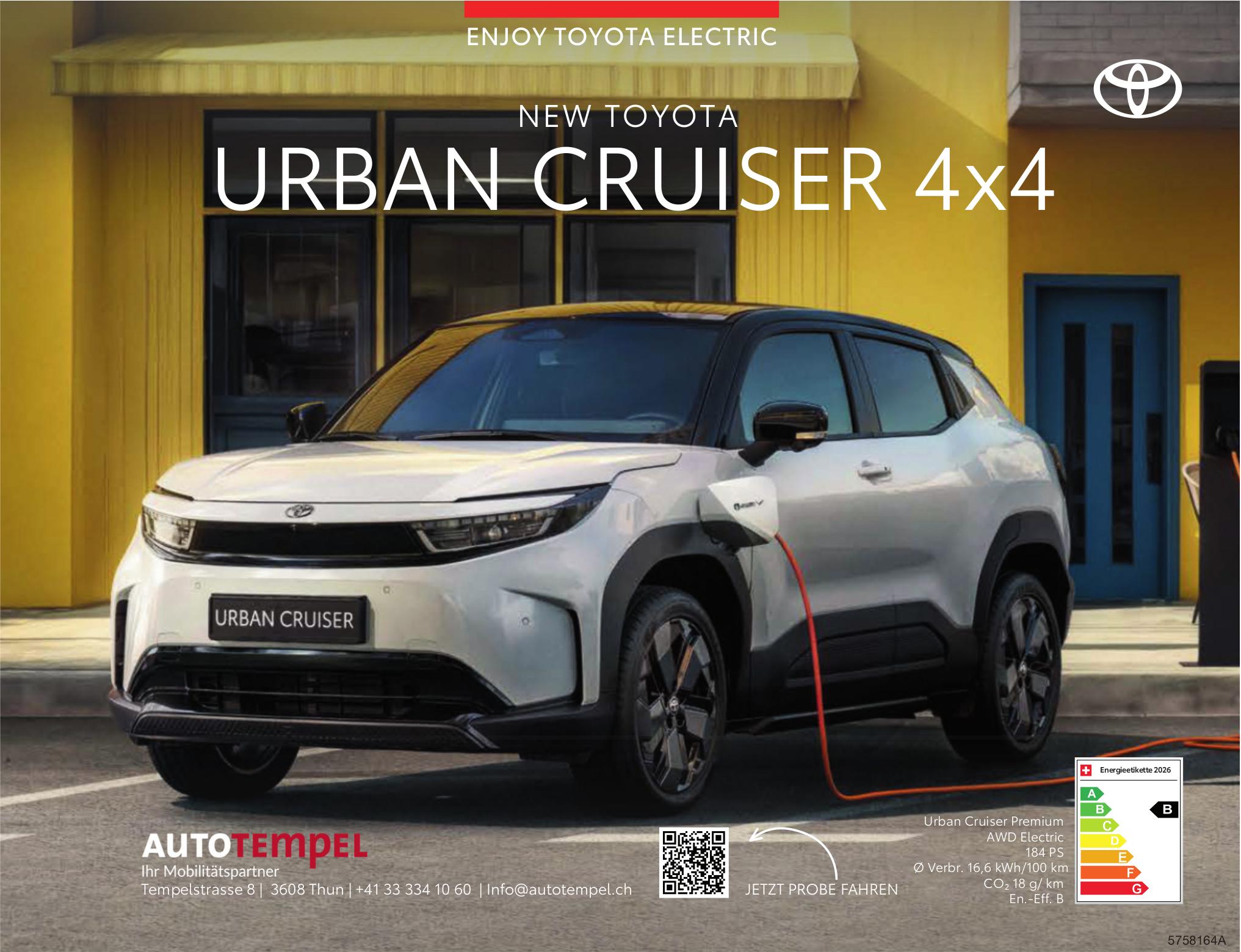AUTOTEMPEL, Thun - ENJOY TOYOTA ELECTRIC