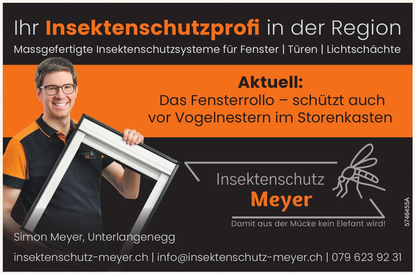 Insektenschutz Meyer, Das Fensterrollo – schützt auch vor Vogelnestern im Storenkasten